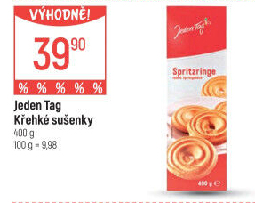 Sušenky křehké Jeden Tag