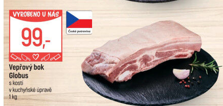 Vepřový bok s kostí Globus