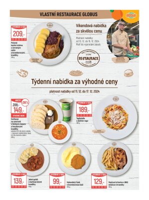 akční leták Globus 11.12.2024-24.12.2024