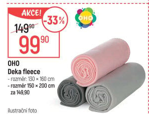 Deka fleecová OHO