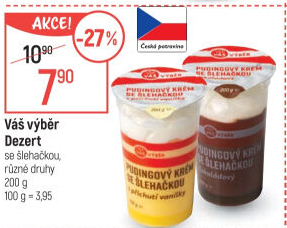 Dezert se šlehačkou Váš Výběr