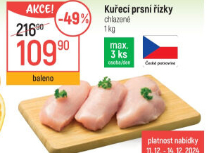 Kuřecí prsní řízky