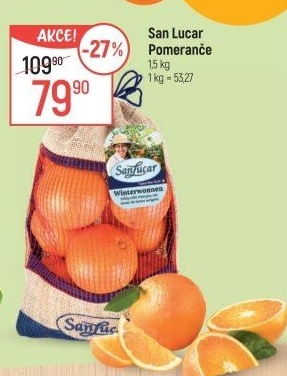 Pomeranče San Lucar