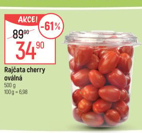 Rajčata cherry oválná