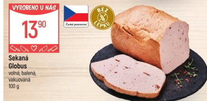 Sekaná masová Globus