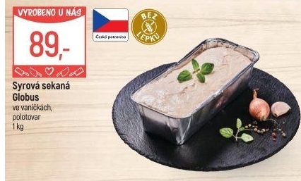 Sekaná syrová Globus