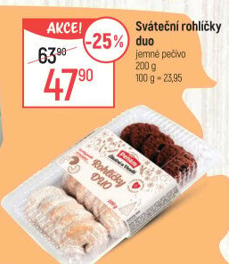 Sváteční rohlíčky Penam