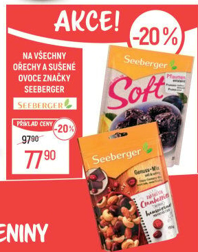 Švestky sušené Seeberger