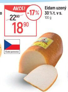 Sýr Eidam uzený 30% Lacrum