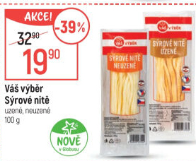 Sýrové nitě Váš výběr