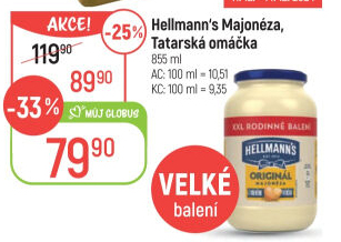 Tatarská omáčka Hellmann'