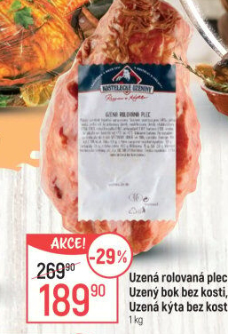 Uzená kýta bez kosti Kostelecké uzeniny