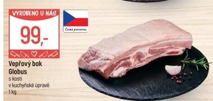 Vepřový bok s kostí Globus
