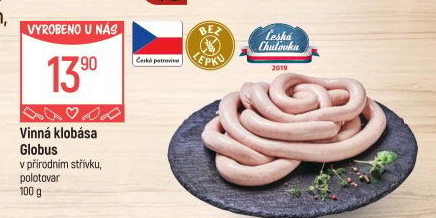 Vinná klobása Globus