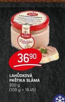 LAHŮDKOVÁ PAŠTIKA SLÁMA