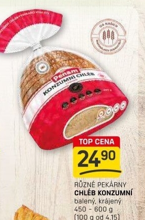 Chléb konzumní Penam