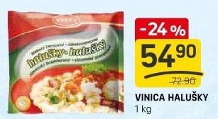 Halušky bramborové mražené Vinica