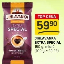 Mletá káva extra speciál Jihlavanka