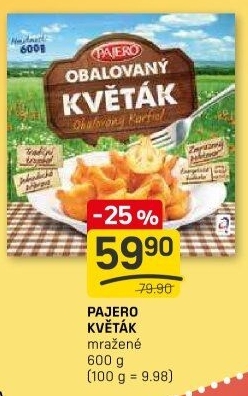 Obalovaný květák mražený Pajero