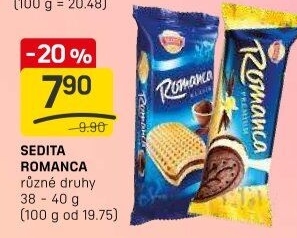 Oplatky Romanca Sedita