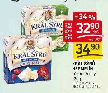 Sýr Hermelín Král sýrů