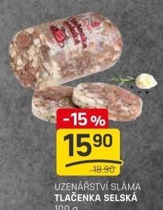 Tlačenka selská Sláma