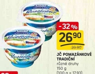 Tradiční pomazánkové Jihočeské Madeta