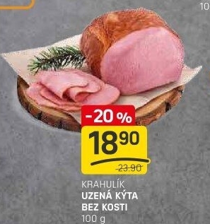 Uzená kýta bez kosti Krahulík