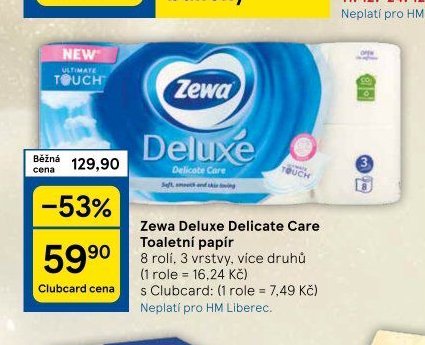 Zewa Deluxe Delicate Care Toaletní papír