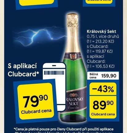 Královský Sekt 0,75 l, více druhů