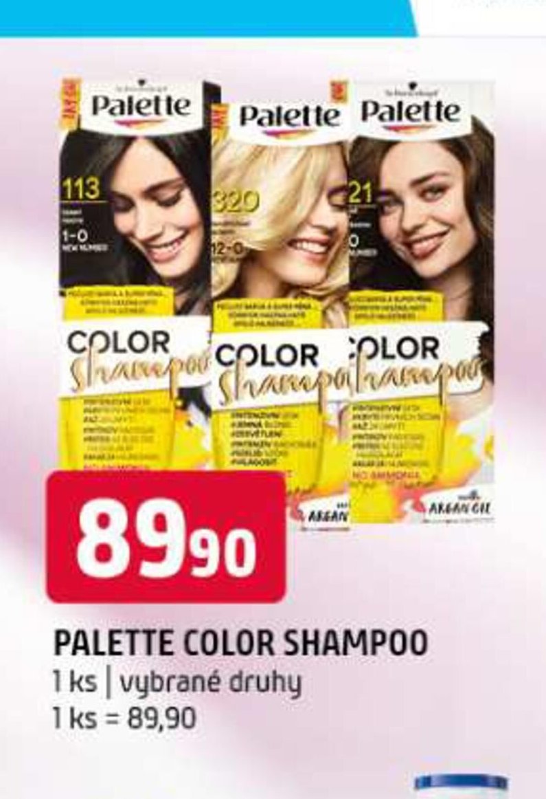 PALETTE COLOR SHAMPOO
