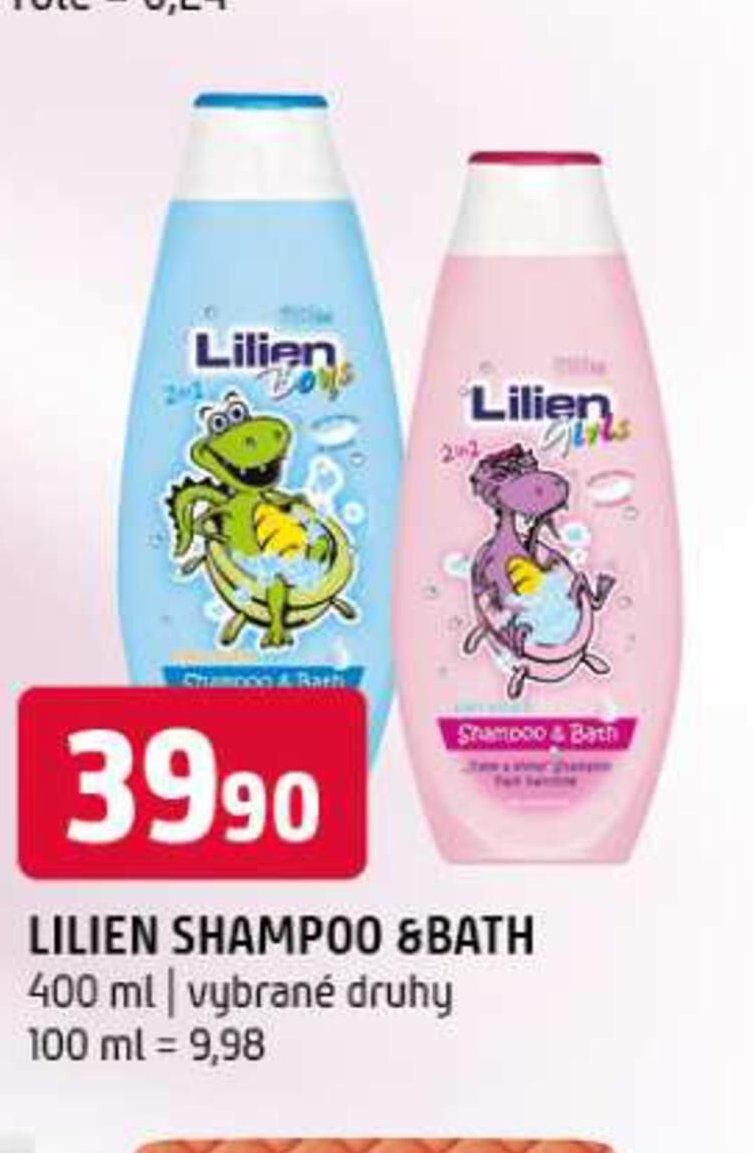 LILIEN SHAMPOO & BATH 400 ml | vybrané druhy