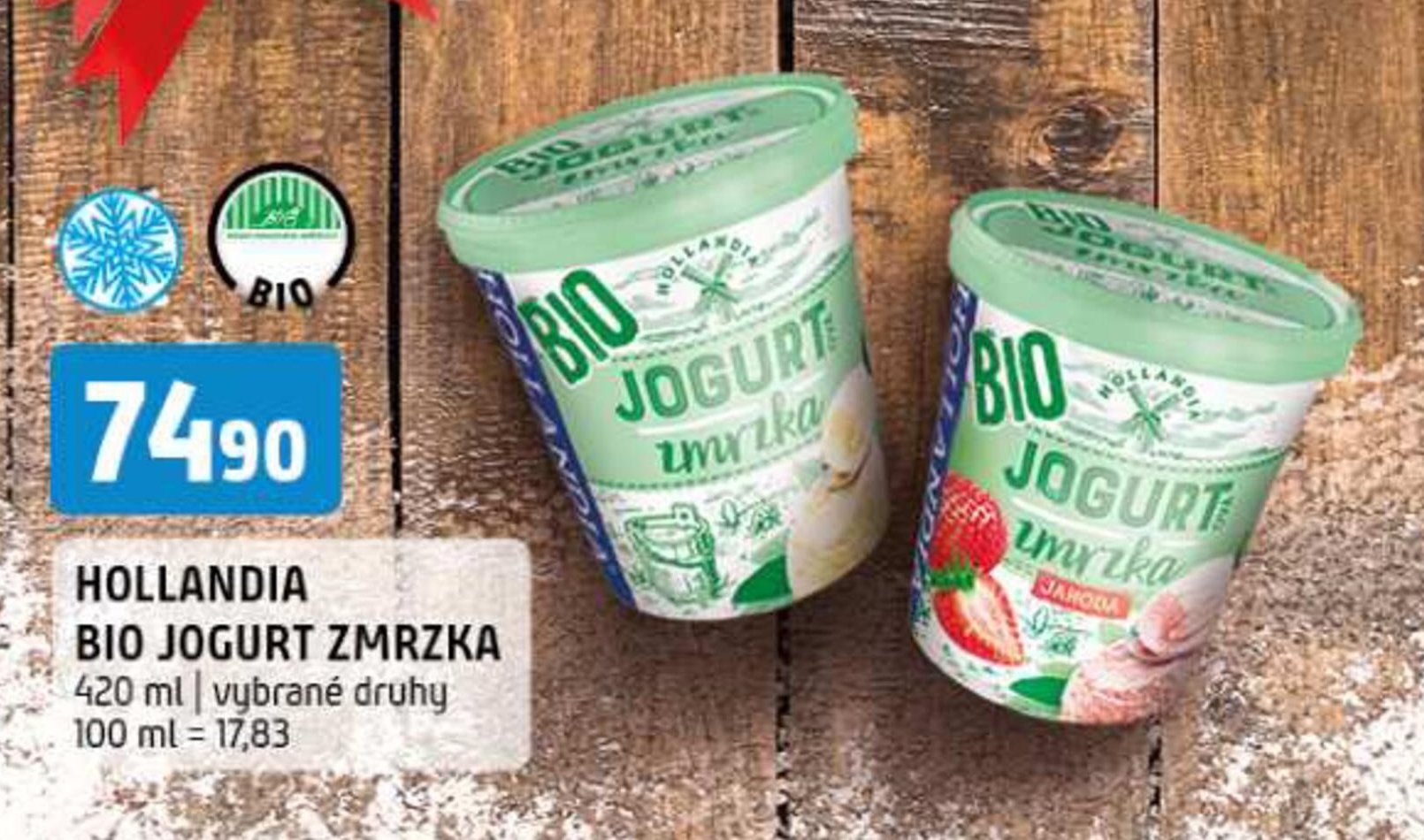 HOLLANDIA BIO JOGURT ZMRZKA