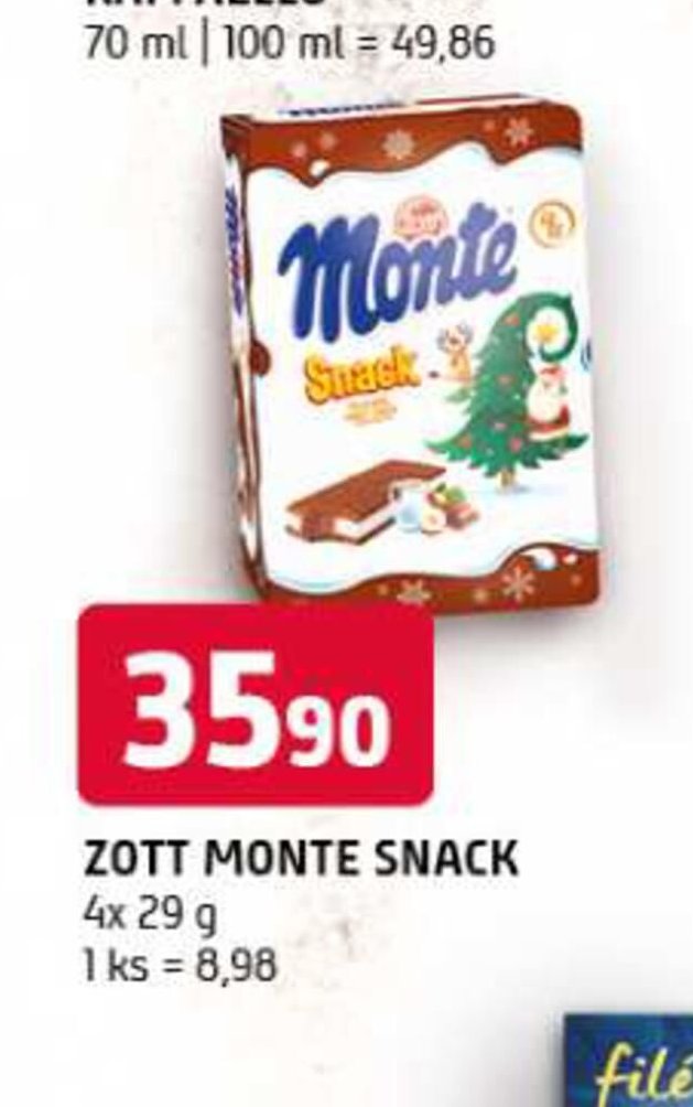 ZOTT MONTE SNACK