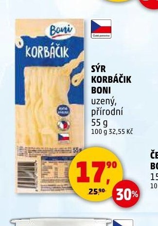 SÝR KORBÁČIK BONI