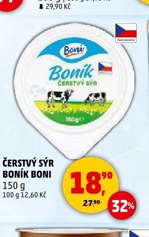 ČERSTVÝ SÝR BONÍK BONI