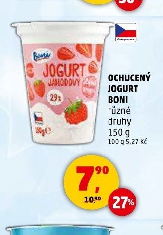 OCHUCENÝ JOGURT BONI