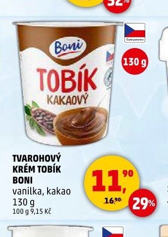 TVAROHOVÝ KRÉM TOBÍK BONI