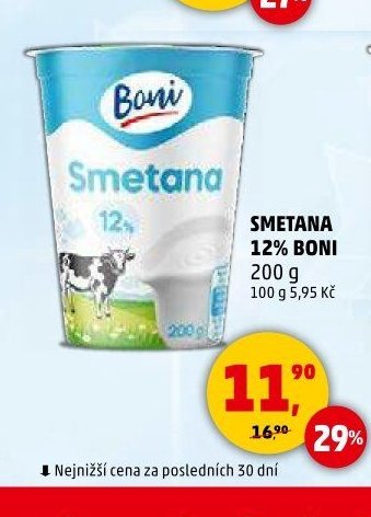 SMETANA 12% BONI