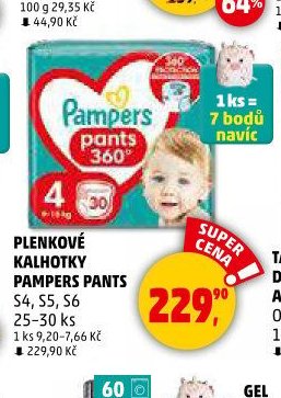 PLENKOVÉ KALHOTKY PAMPERS PANTS