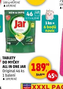 TABLETY DO MYČKY JAR