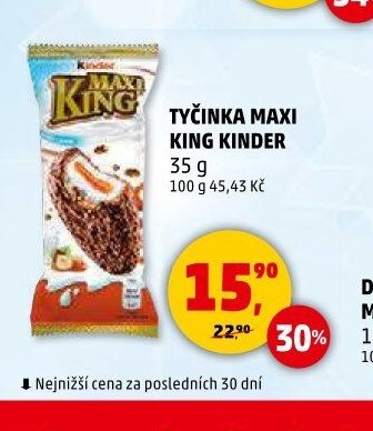 Tyčinka Maxi King Kinder