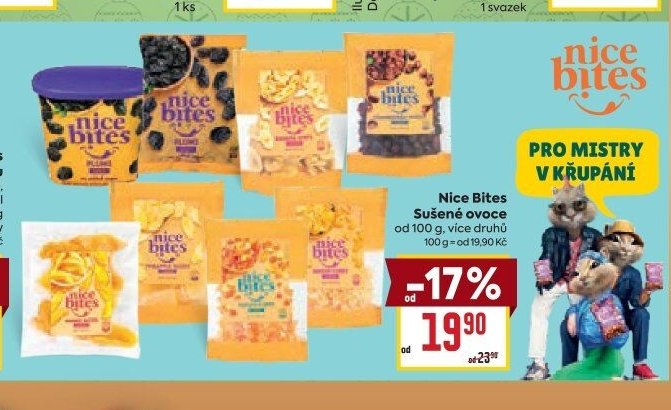 Nice Bites Sušené ovoce