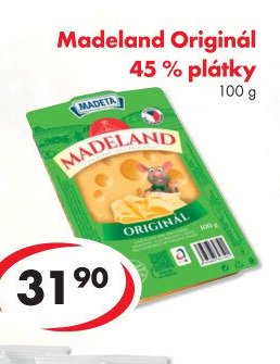 Madeland Originál 45 % plátky