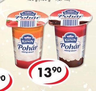 Pohár mléčný dezert