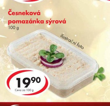 Česneková pomazánka sýrová
