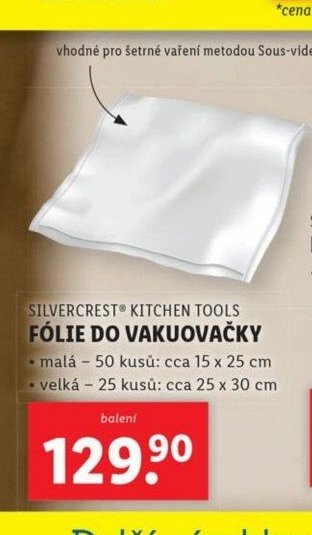 Silvercrest Kitchen Tools Fólie do vakuovačky (balení)