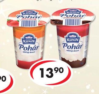 Pohár mléčný dezert