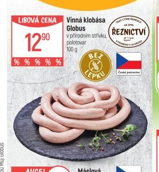 Vinná klobása Globus