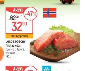 Losos obecný filet s kůží